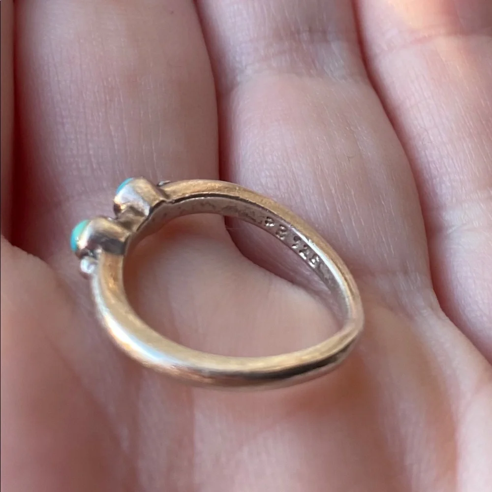 sterling silver and turquoise ring